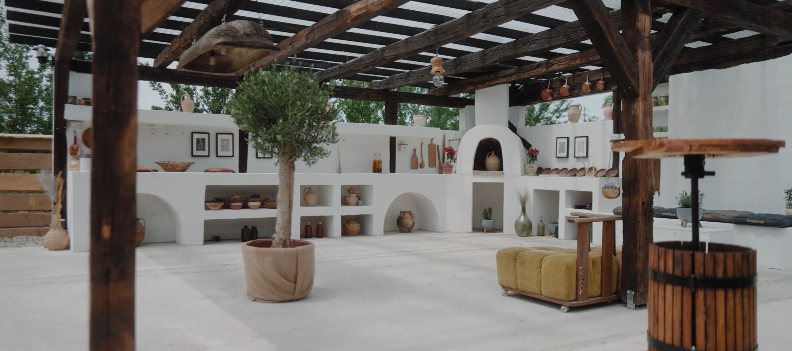 Spațiu rustic în aer liber la The Green Spot
