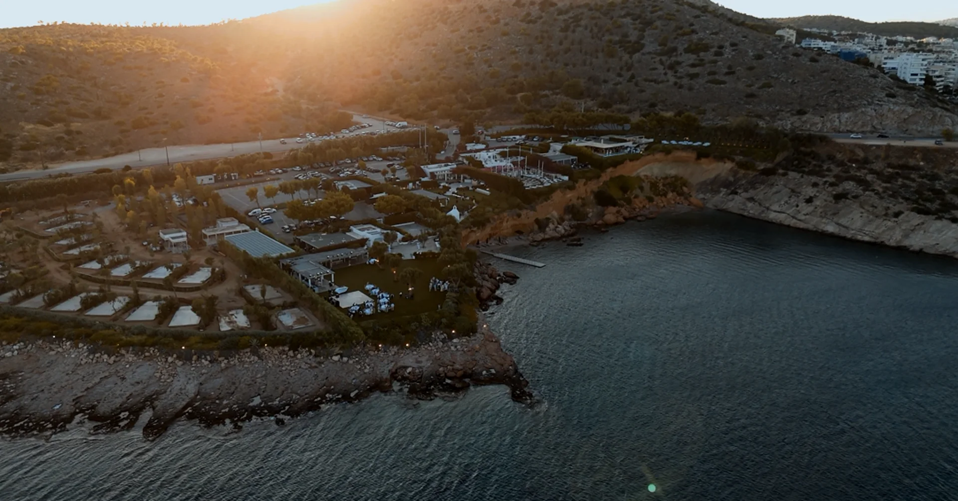 Wedding ceremony at Island Art and Taste in Greece