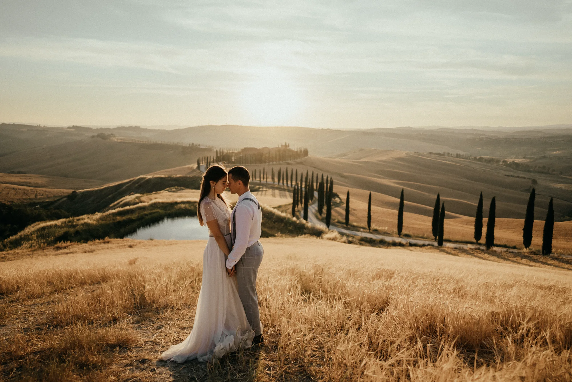 Destination wedding videography in the Tuscan countryside