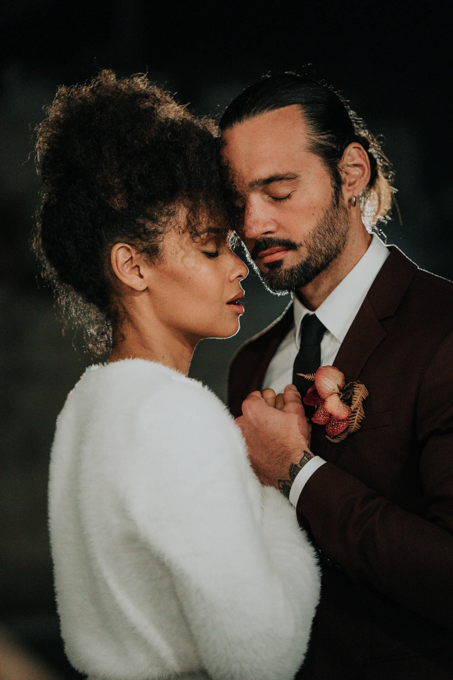 Editorial groom portrait in Puglia