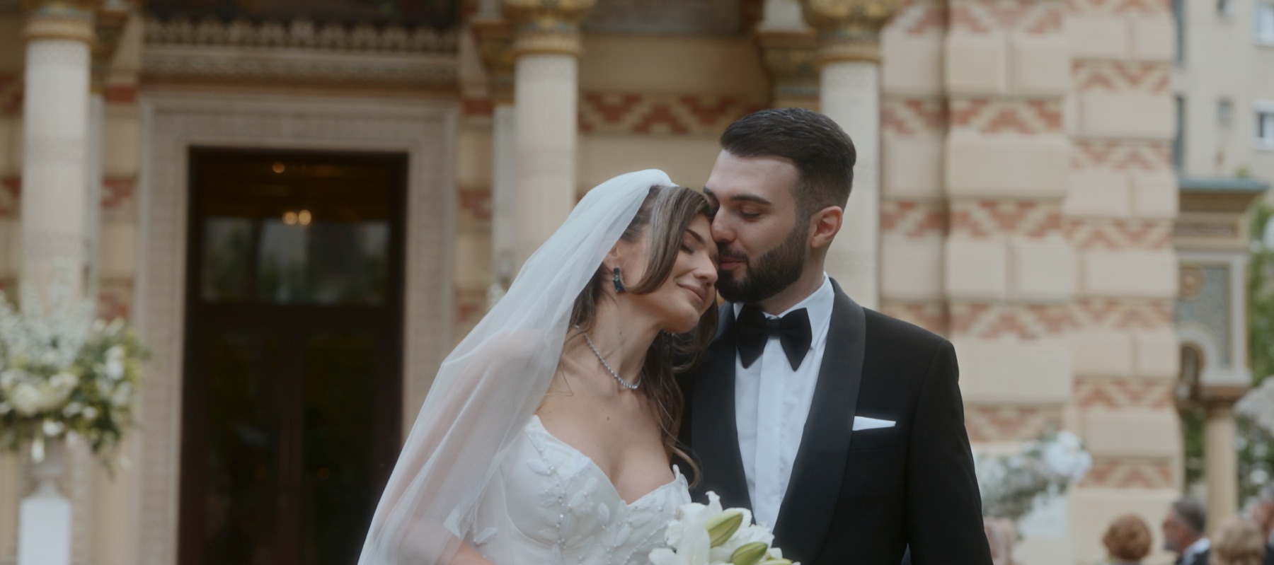 Anca și Daniel într-un portret elegant după ceremonie